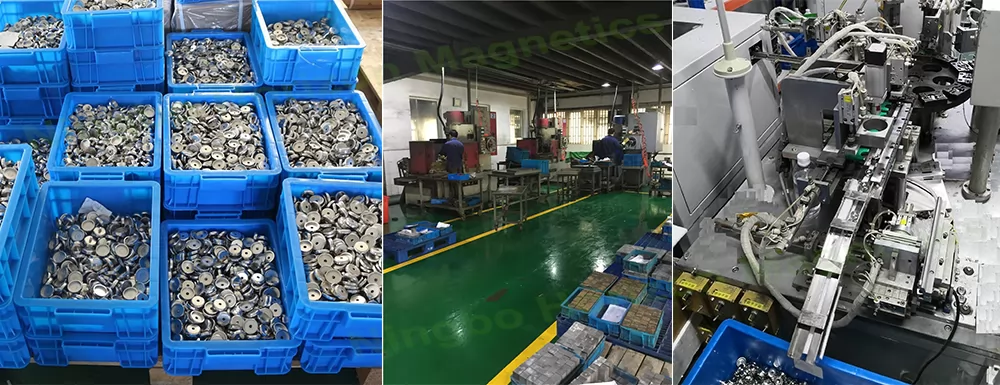 Corrosion resistant countersunk magnets